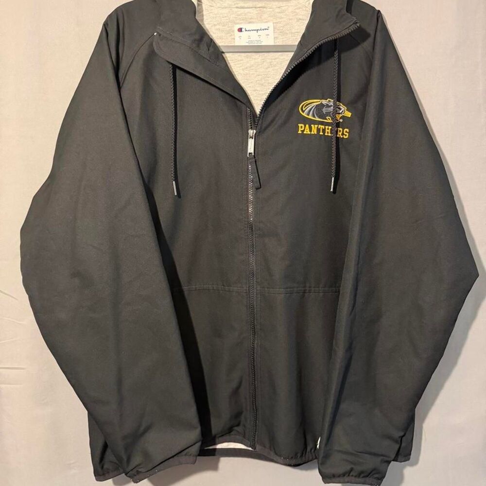 Champion Men's Black and Grey Jacket
